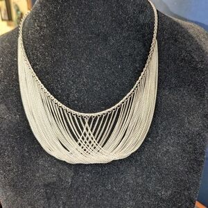 Delicate Chain Necklace In Silver